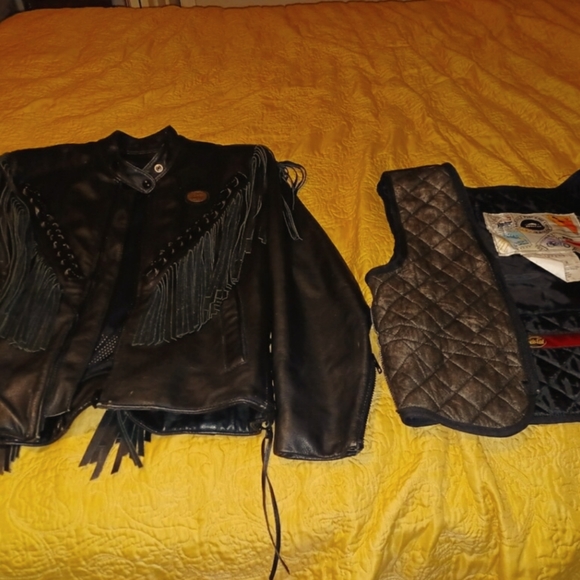 Custom Bristol Women's Leather Jacket w/Vest - Picture 1 of 5